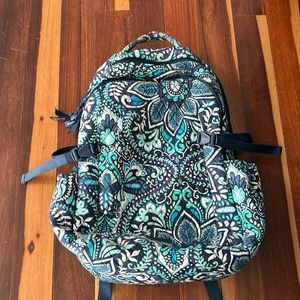 Vera Bradley Backpack. Blue Island Medallion